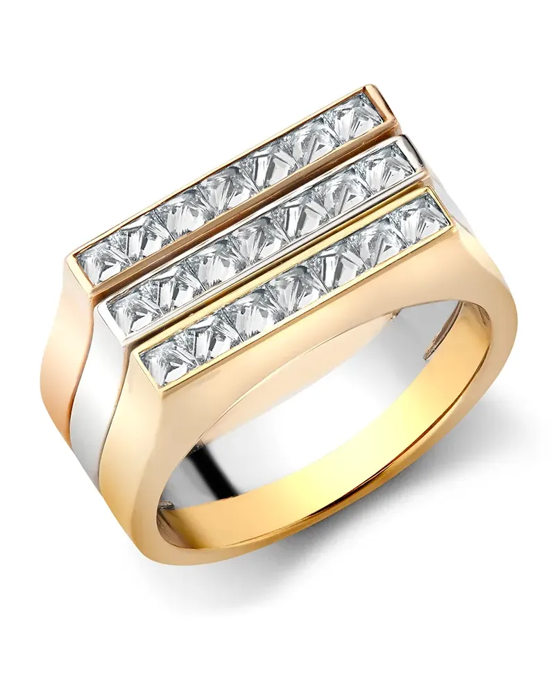 Pragnell 18kt Gelbgoldring mit Diamanten Gold
