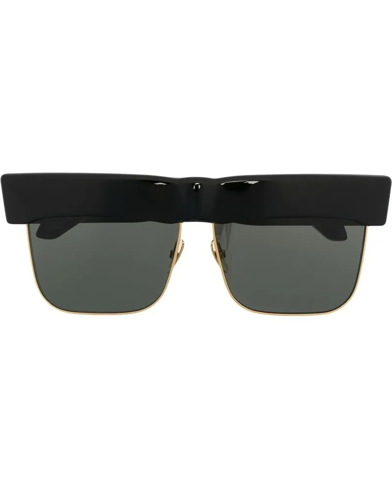 Linda Farrow Eckige Rosalie Sonnenbrille - Schwarz Schwarz