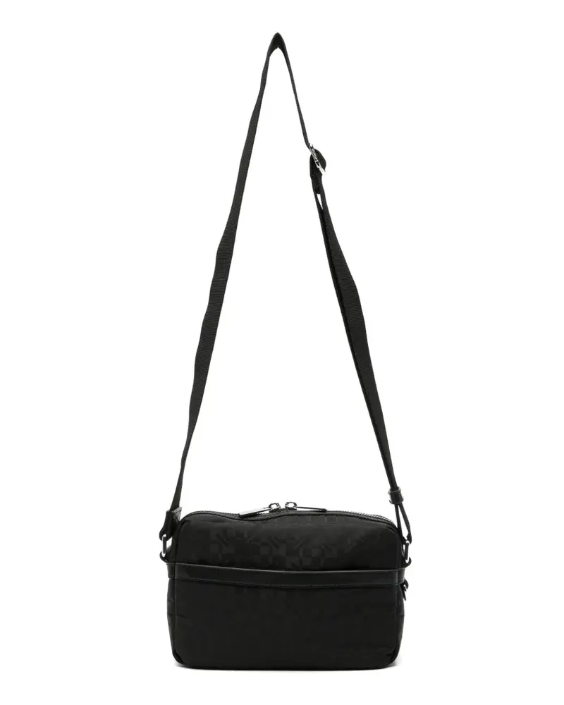 Kenzo Kuriertasche mit Monogrammmuster - Schwarz Schwarz