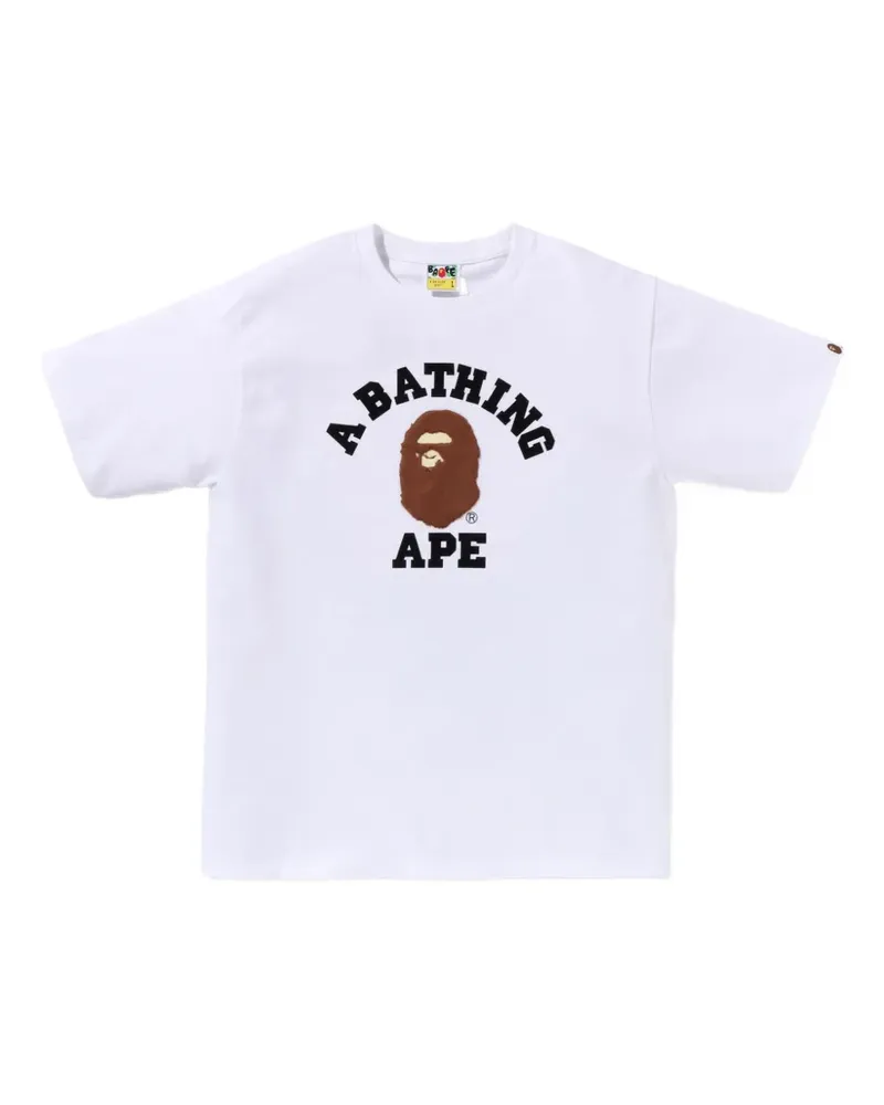 BAPE Ape Head logo-print T-shirt - Weiß Weiß