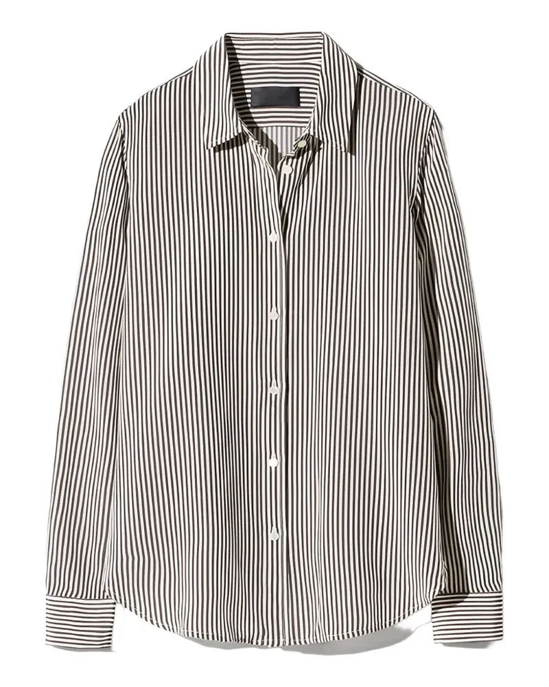 Nili Lotan Gaia vertical-stripe shirt - Braun Braun