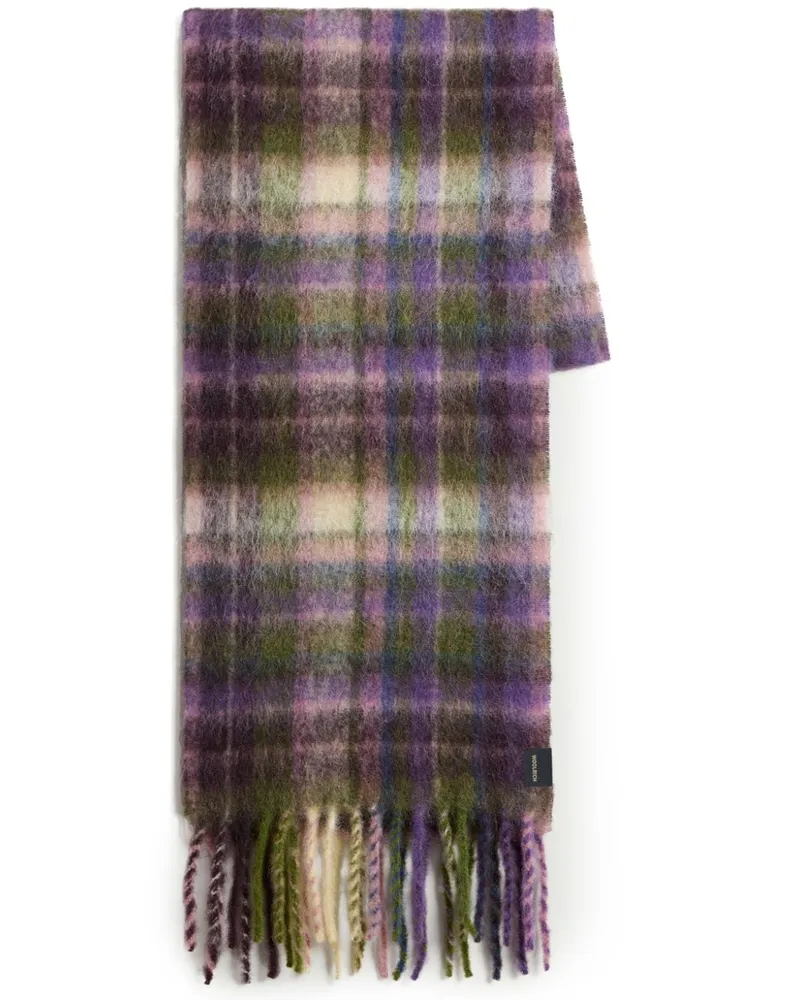 Woolrich Schal mit Karomuster - Violett Violett