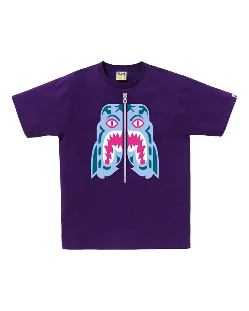BAPE Tiger-print T-shirt - Violett Violett