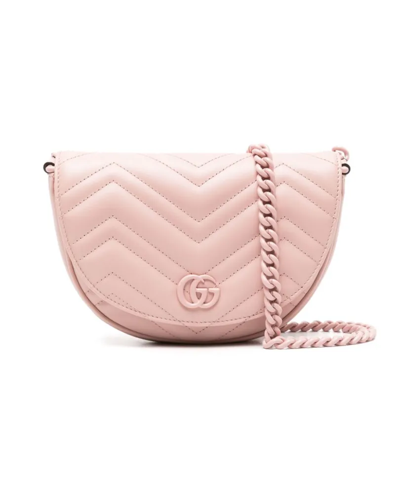 Gucci Mini GG Marmont Umhängetasche - Rosa Rosa