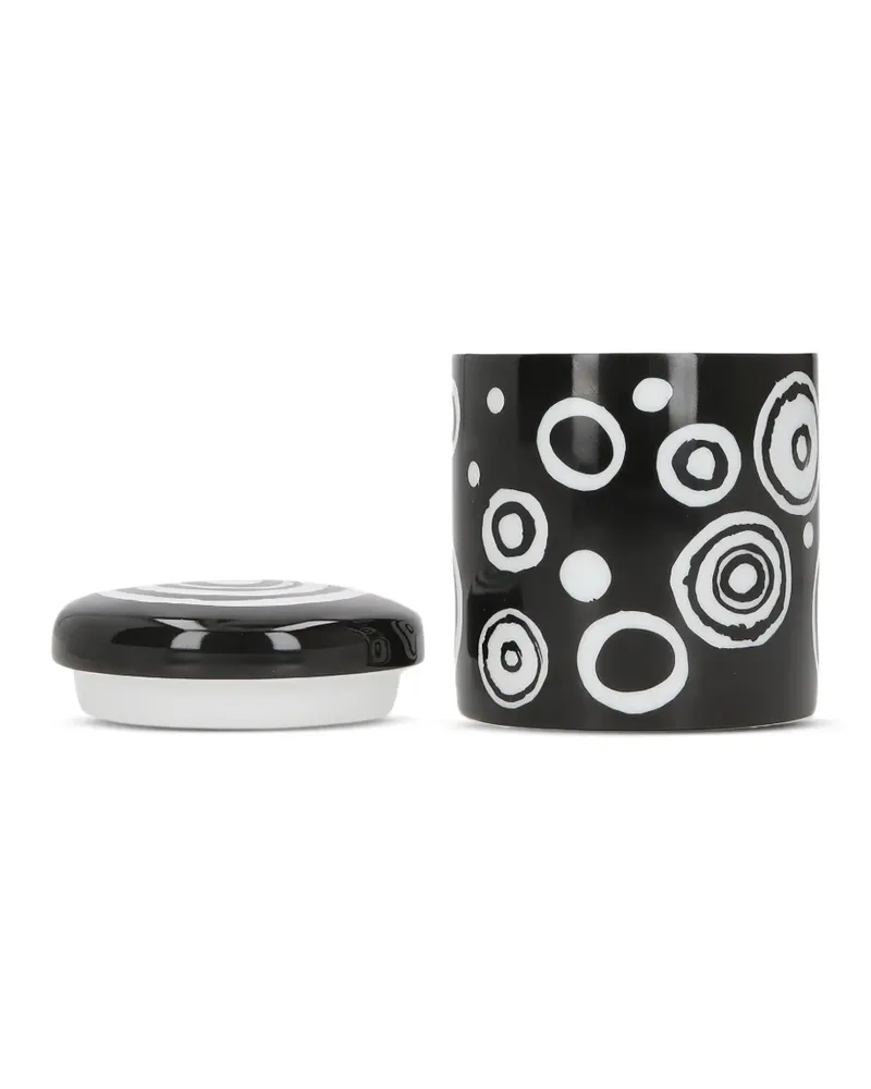 10 Corso Como Duftkerze mit Polka Dots (8x7,5cm) - Schwarz Schwarz