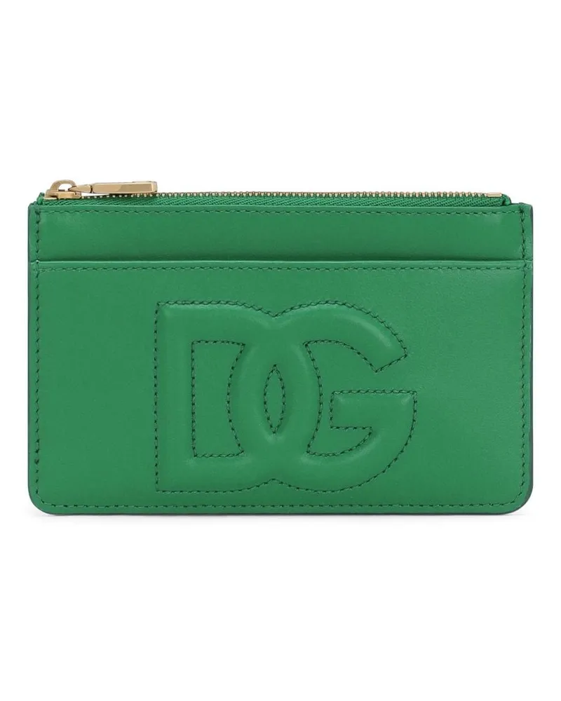 Dolce & Gabbana Portemonnaie mit Logo-Prägung - Grün Grün