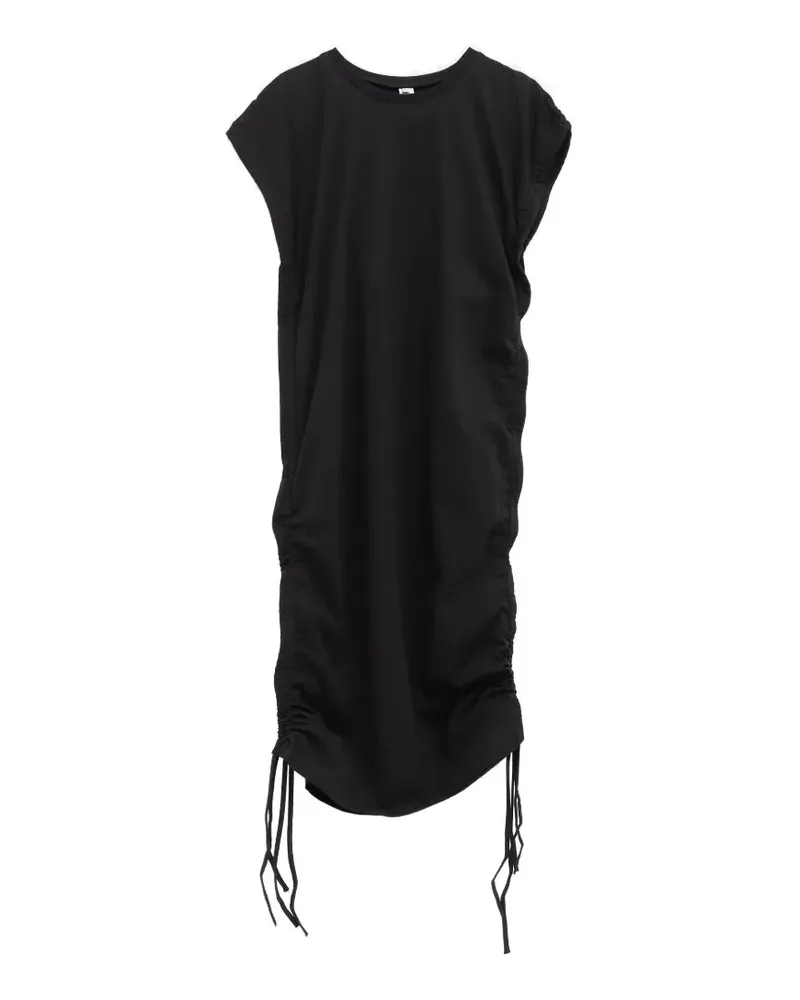 Baserange Kleid mit Kordelzug - Schwarz Schwarz