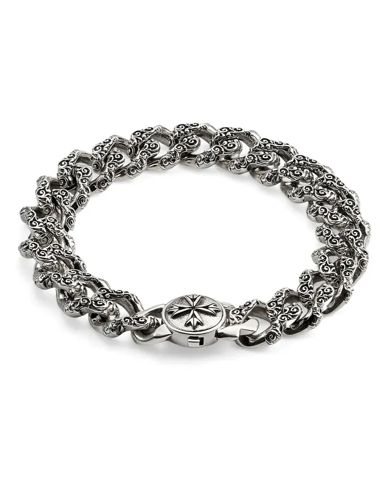 Emanuele Bicocchi Flourish Kettenarmband - Silber Silber