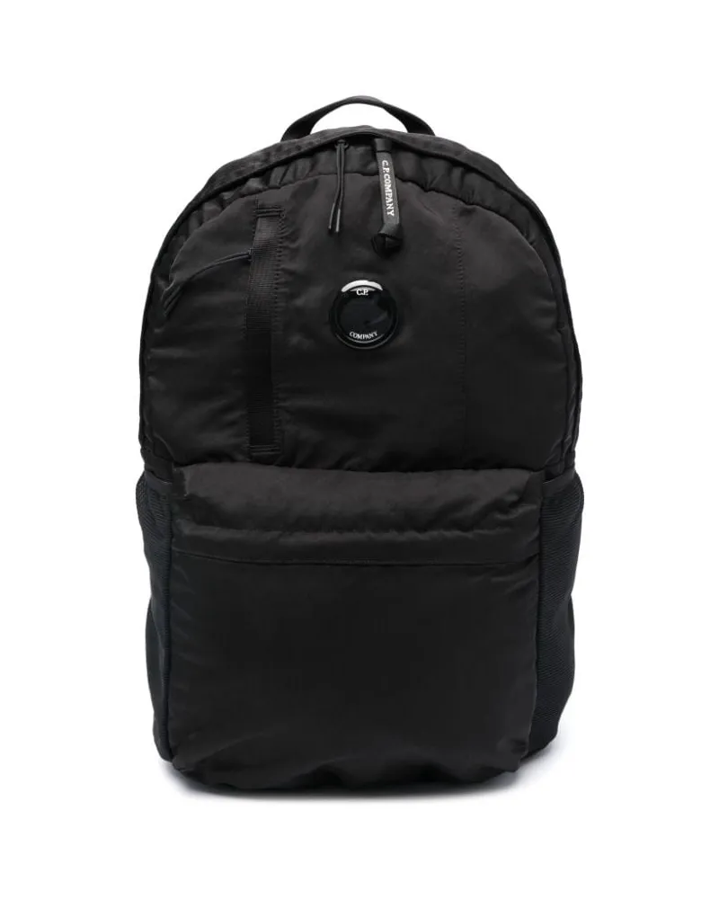 C.P. Company Rucksack mit Linsen-Detail - Schwarz Schwarz