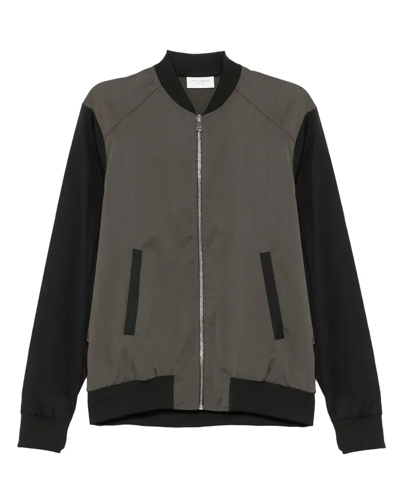 Yes London Zweifarbige Bomberjacke - Grün Grün