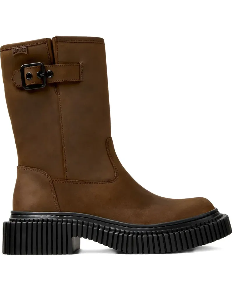 Camper Pix Berlin Stiefel mit Schnalle 33mm - Braun Braun