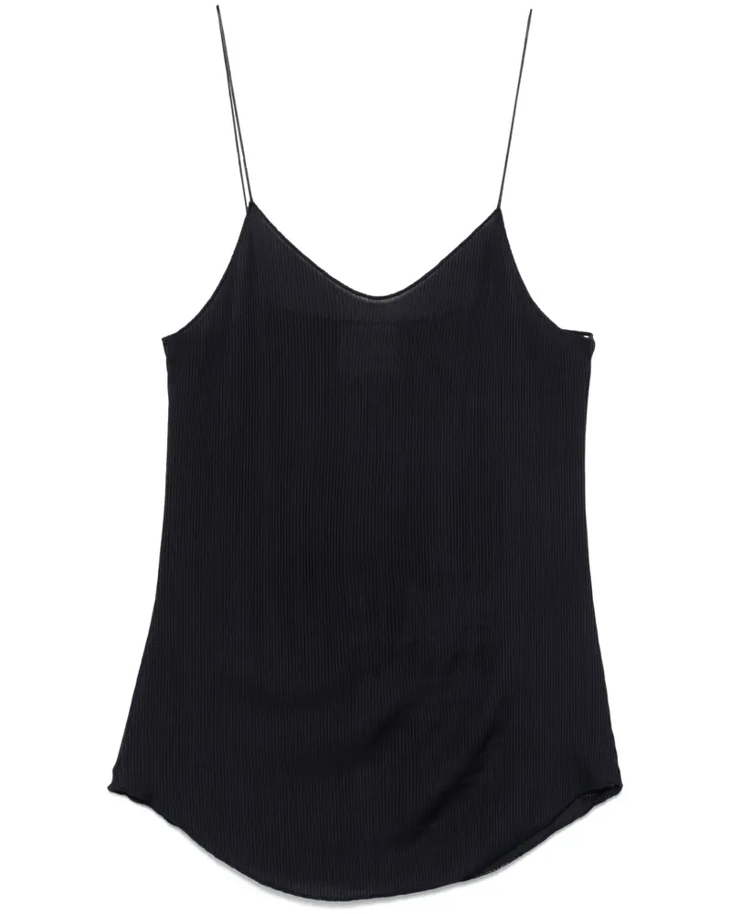 forte_forte Geripptes Tanktop - Blau Blau