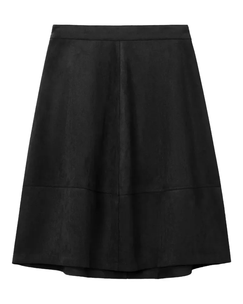 b+ab panelled pocket midi skirt - Schwarz Schwarz