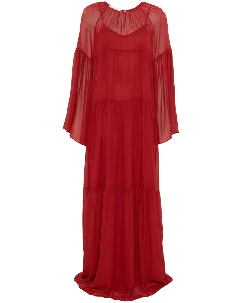 Philosophy Di Lorenzo Serafini Ausgestelltes Maxikleid - Rot Rot