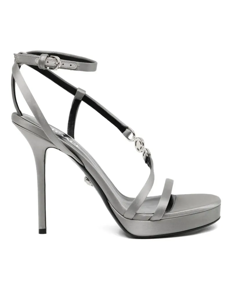 Versace Sandalen mit Kettendetail - Grau Grau