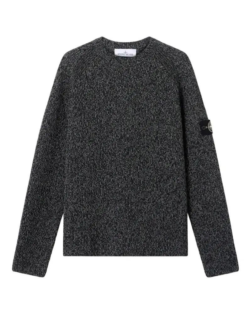 Stone Island Pullover mit Patch - Grau Grau