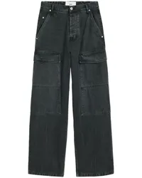 AMI Paris Worker Baggy-Jeans Schwarz