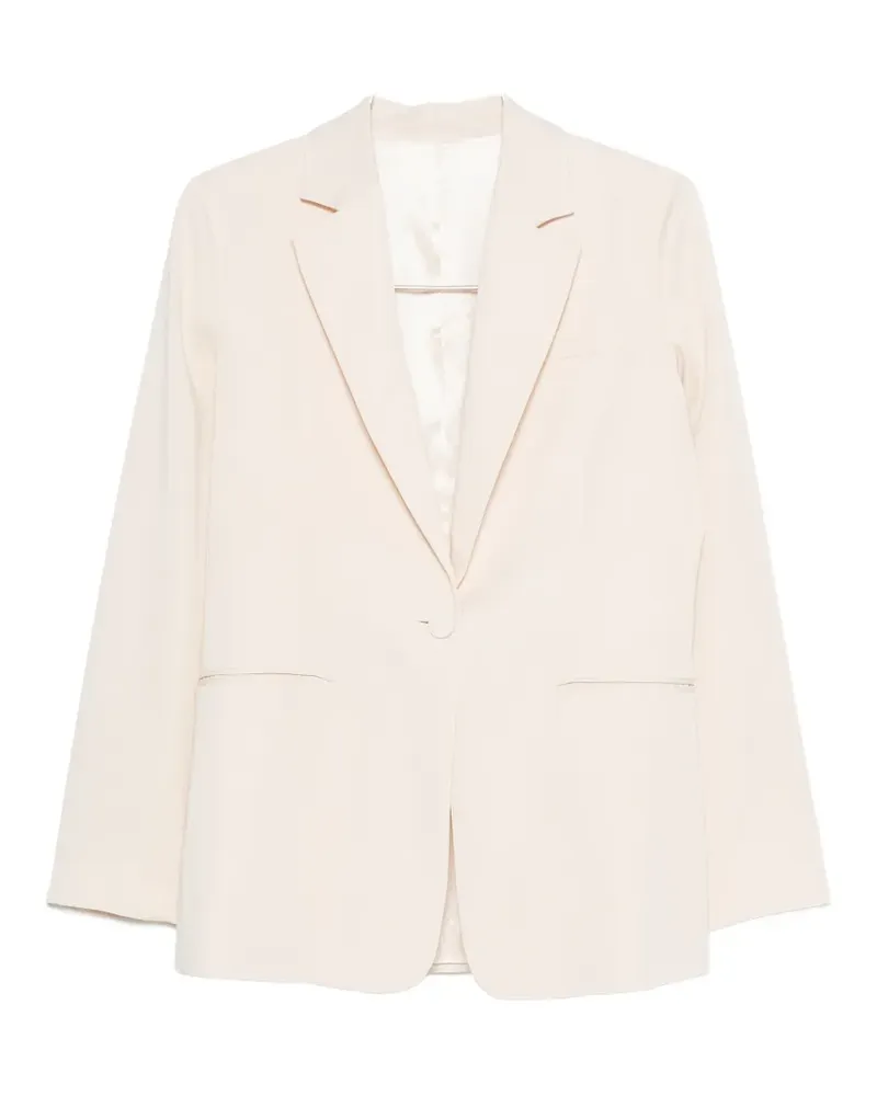 PT TORINO single-breasted notch-lapel blazer - Nude Nude