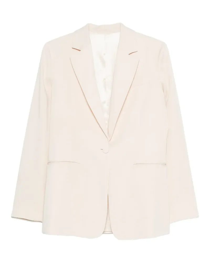 PT TORINO single-breasted notch-lapel blazer - Nude Nude