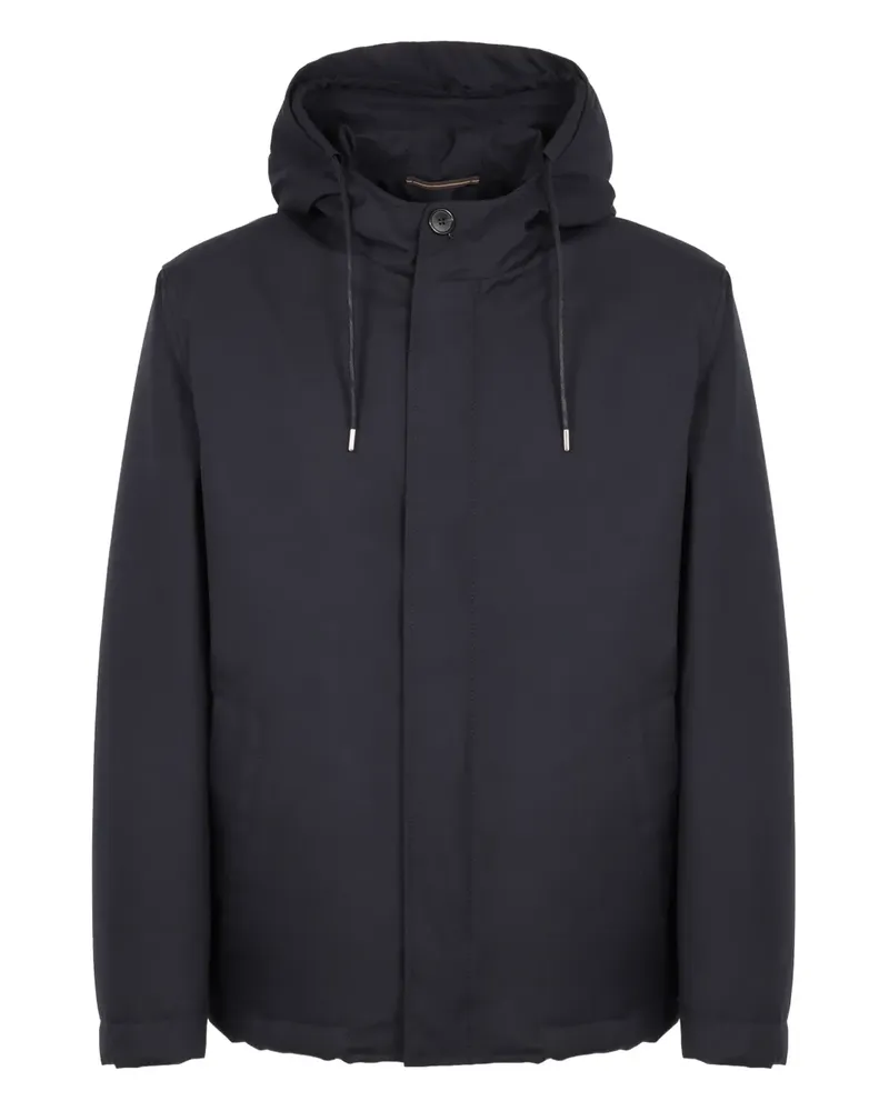 Slowear Jacke mit Kapuze - Blau Blau