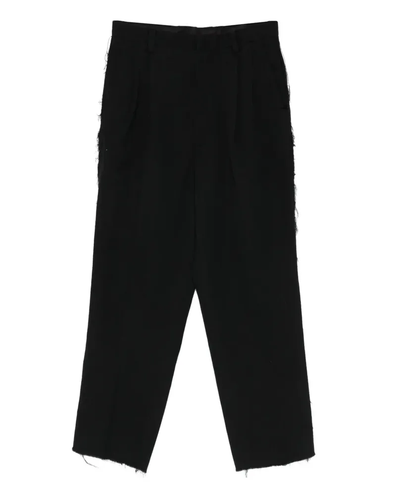 NEEDLES frayed trousers - Schwarz Schwarz