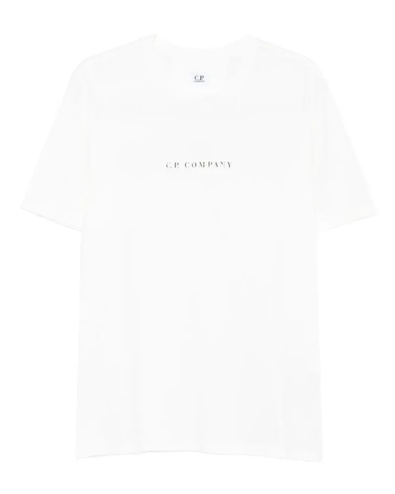 C.P. Company T-Shirt mit Logo-Print - Weiß Weiß