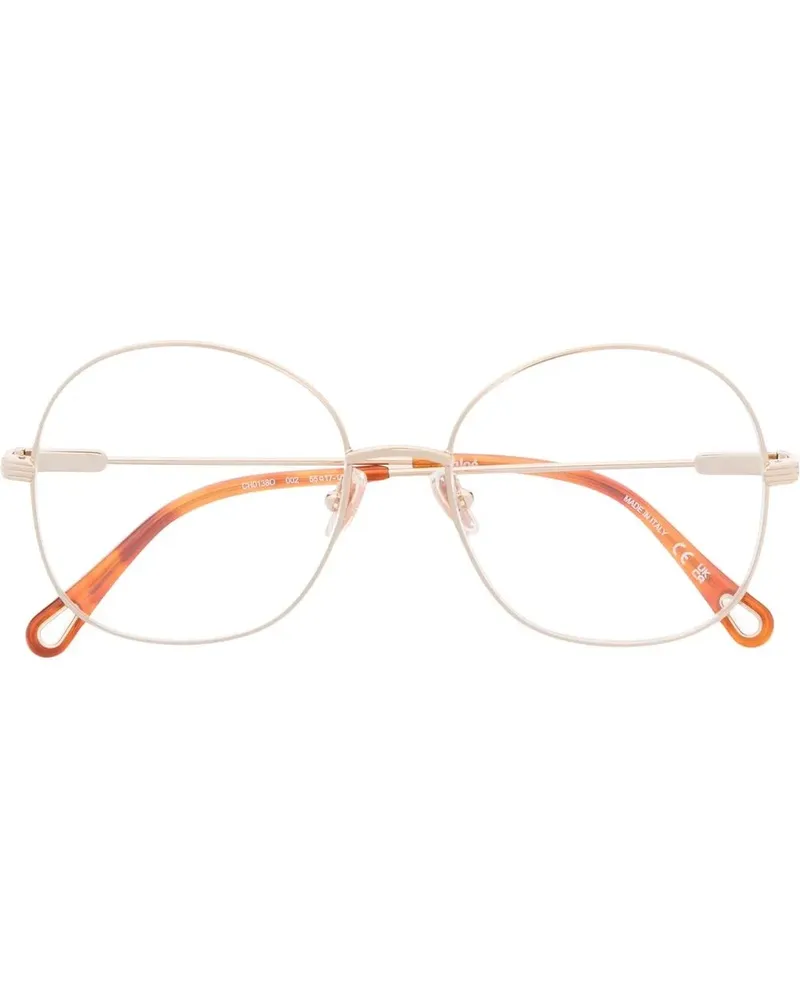 Chloé Benjamine Brille mit rundem Gestell - Gold Gold