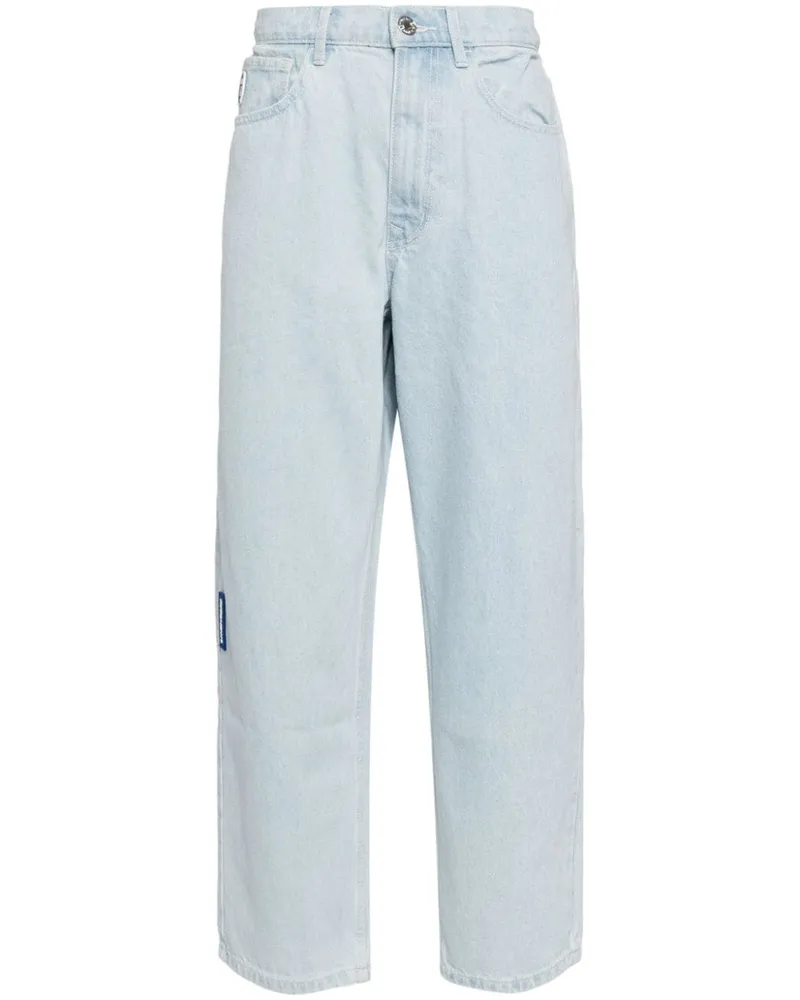 BAPE Jeans mit Logo-Patch - Blau Blau