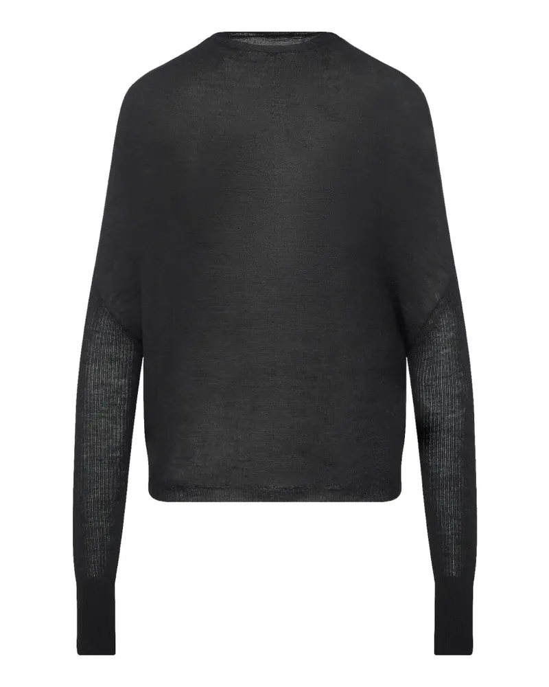 Rick Owens Crater oversized top - Schwarz Schwarz