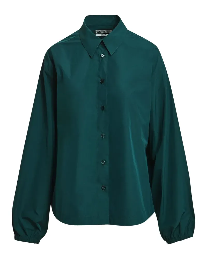 Essentiel oversized voluminous-sleeve shirt - Grün Grün