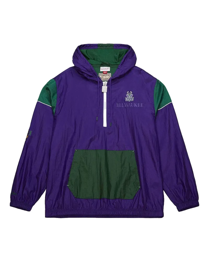 Mitchell & Ness Milwaukee Bucks Team OG 3.0 Jacke - Violett Violett