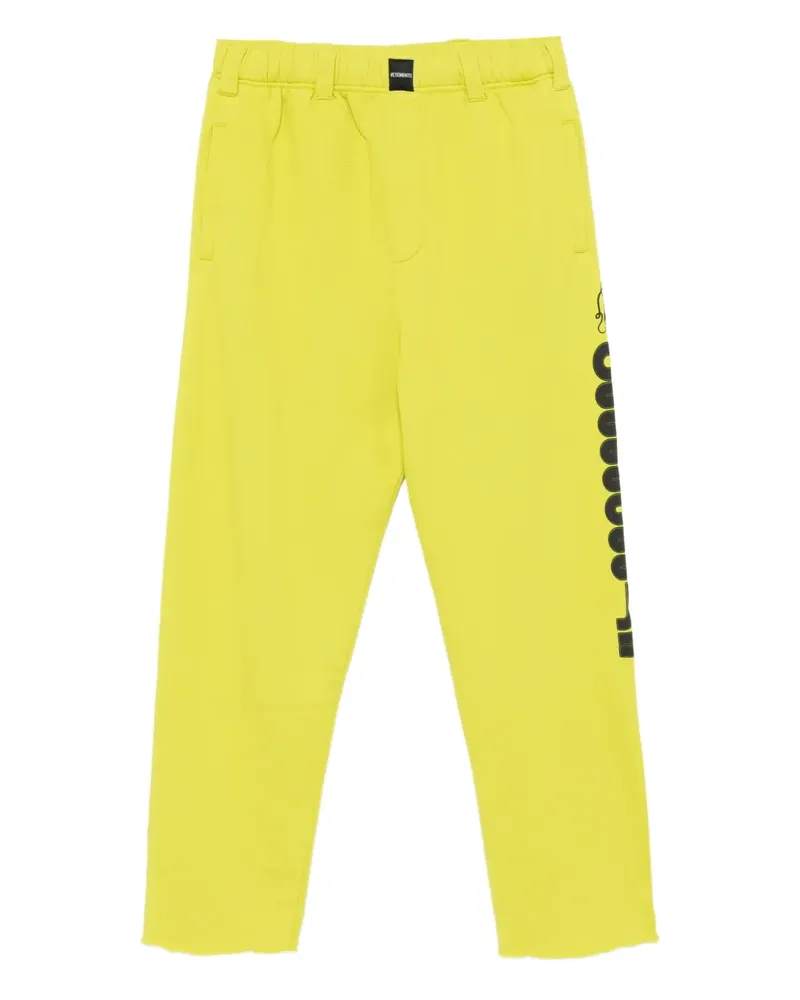 VETEMENTS Hose mit grafischem Print - Grün Grün