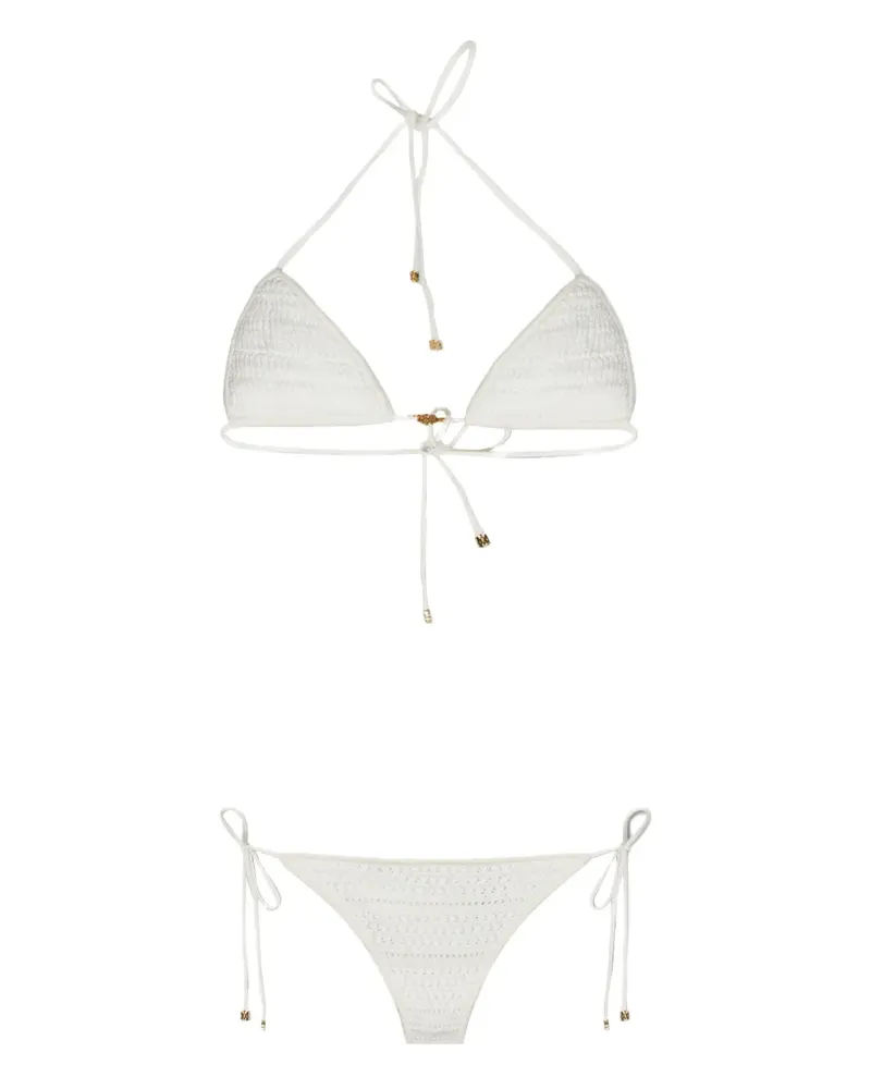 Amiri Gehäkelter Bikini - Weiß Weiß