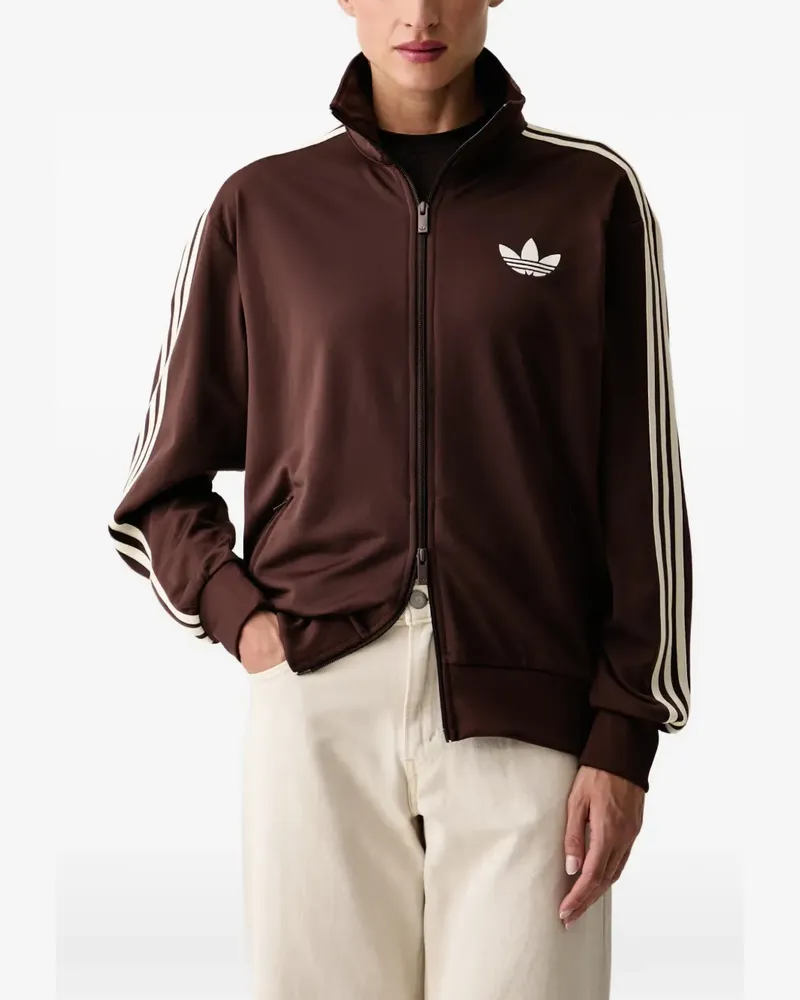 adidas Sweatshirt mit Reißverschluss - Braun Braun