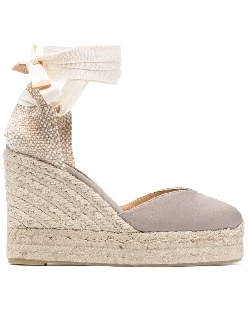Castañer Chiara Wedge-Espadrilles 100mm - Nude Nude