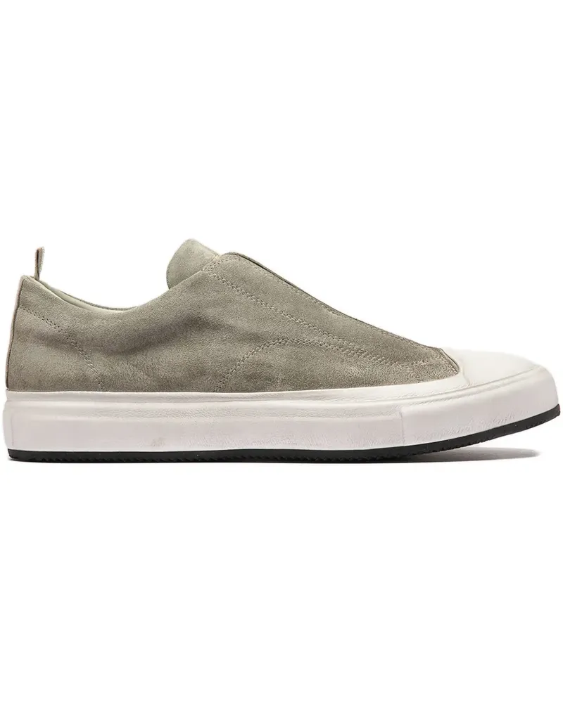 Officine Creative Italia Slip-On-Sneakers aus Wildleder - Grün Grün