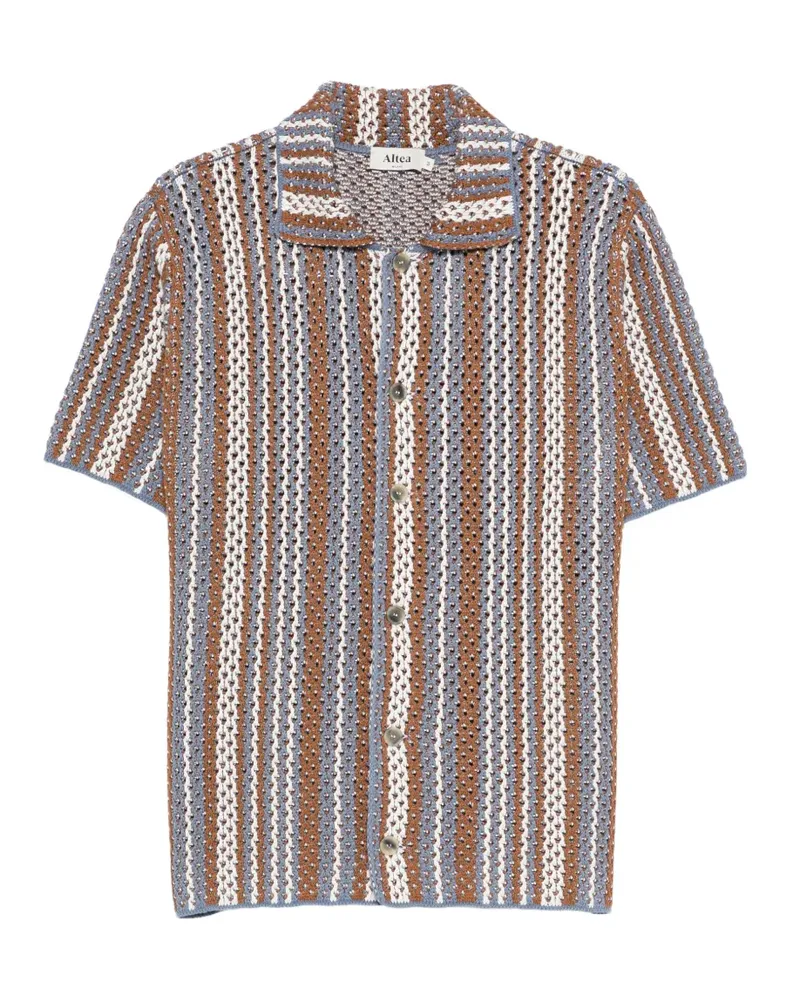 Altea striped buttoned shirt - Blau Blau
