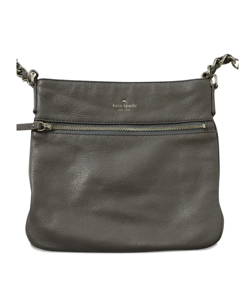 Kate Spade Jackson leather cross body bag - Grau Grau