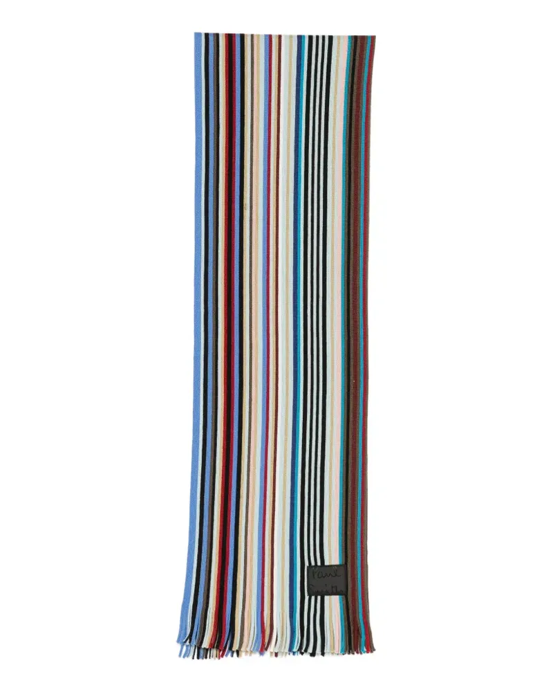 Paul Smith Schal mit Silberstreifen - Nude Nude