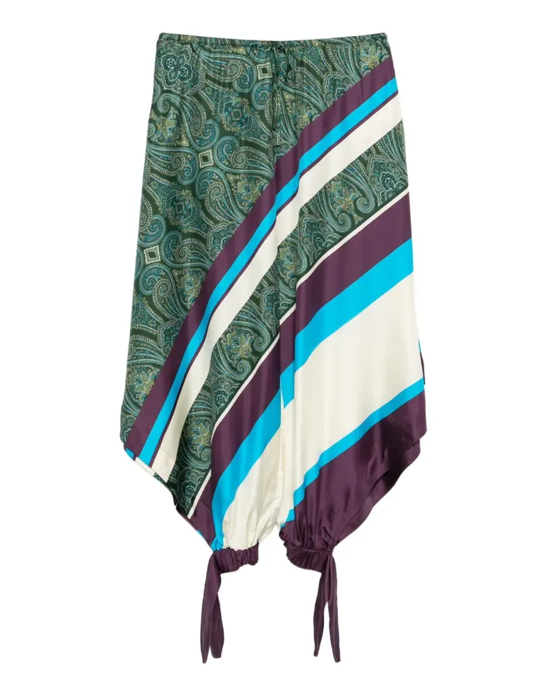 ALEMAIS Jon iTapered-Hose mit Paisley-Print - Grün Grün