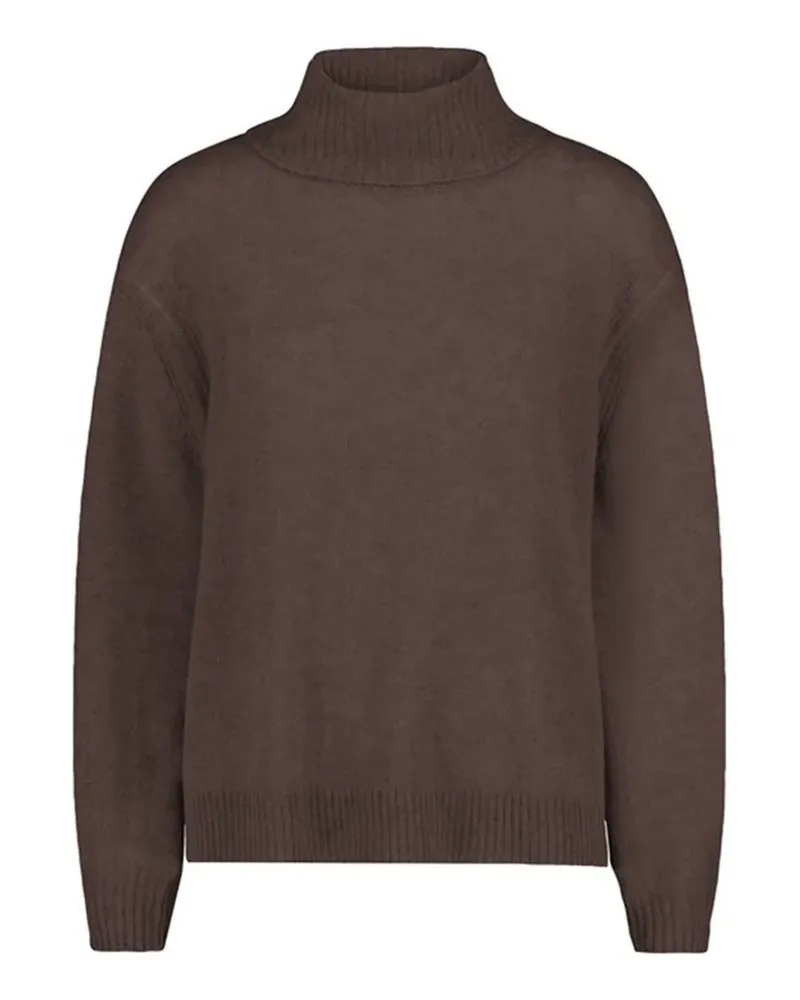 Betty Barclay Kaschmirpullover mit Stehkragen - Braun Braun