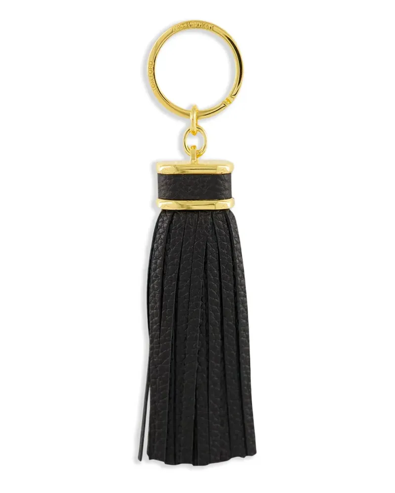 Tom Ford Schlüsselanhänger mit Quaste - Schwarz Schwarz