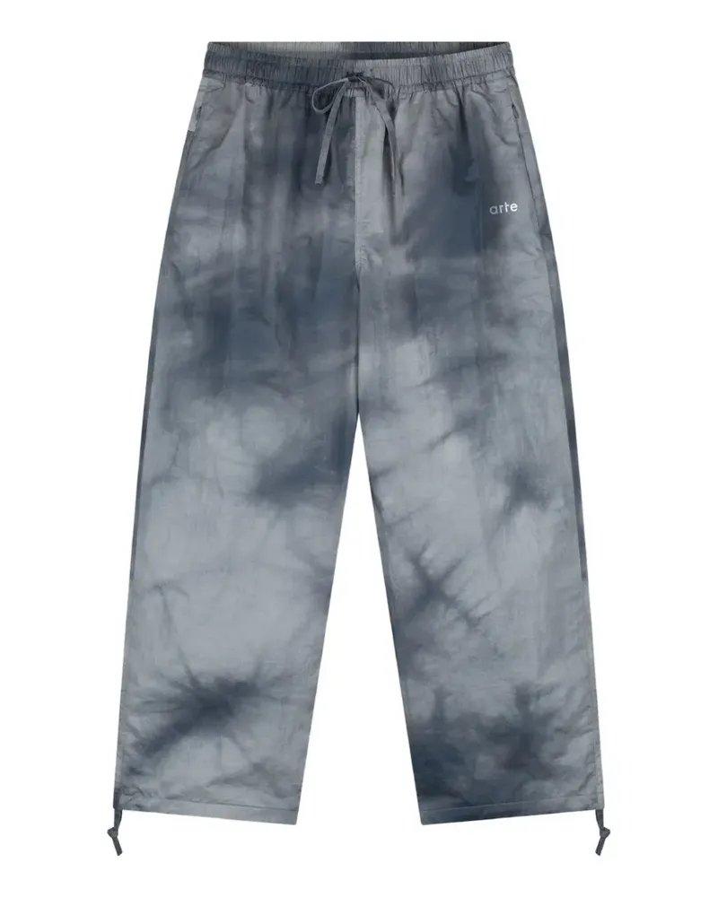 Arte Antwerp Jogginghose mit Batikmuster - Blau Blau