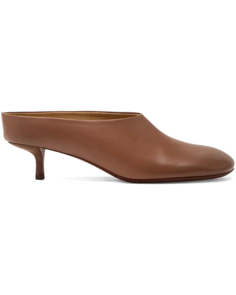 Marsèll Cotama Mules mit eckiger Kappe - Braun Braun