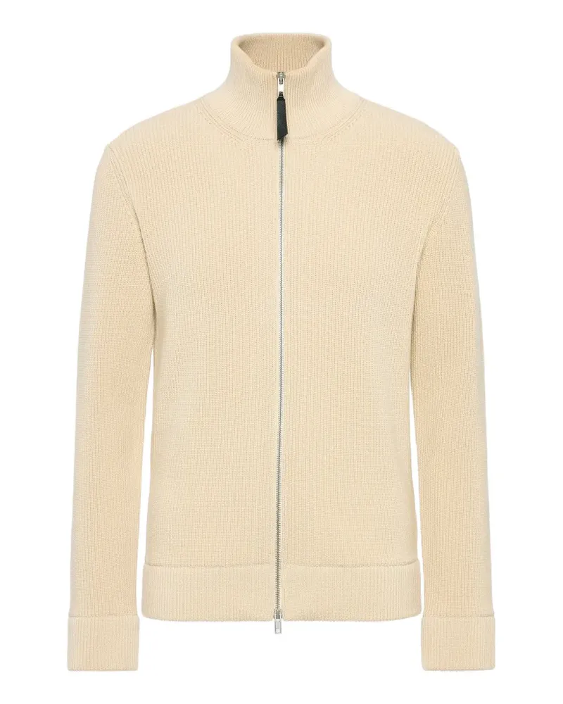 Maison Margiela ribbed-knit Camionneur sweatshirt - Nude Nude