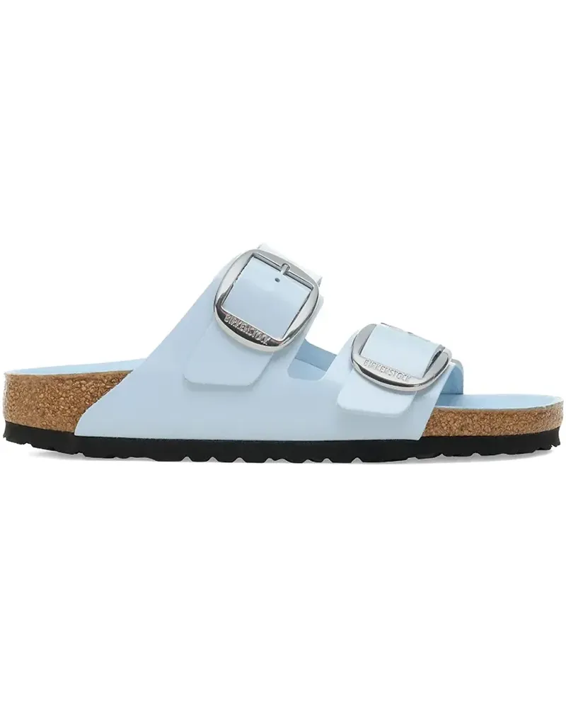 Birkenstock Pantoletten mit Schnallen - Blau Blau