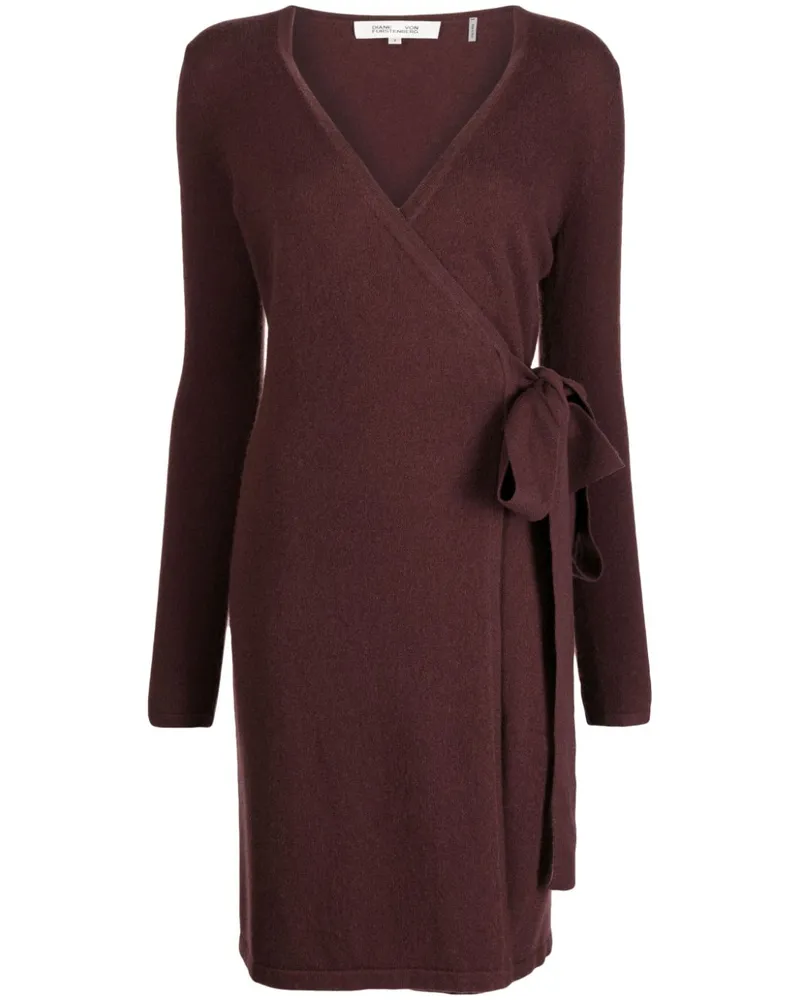 Diane von Furstenberg Minikleid mit V-Ausschnitt - Braun Braun