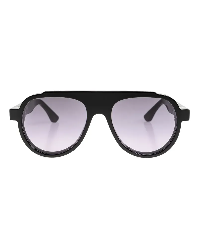 Thierry Lasry Dynasty browline sunglasses - Schwarz Schwarz