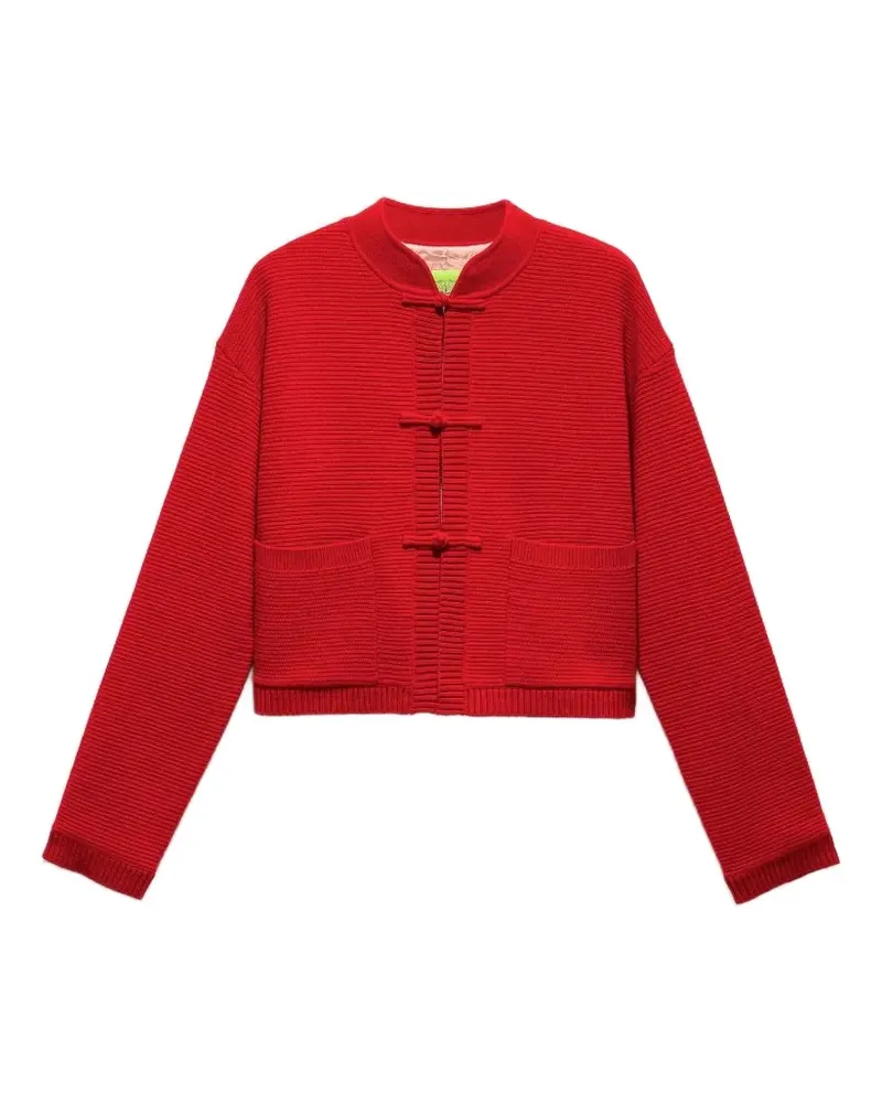 Shanghai Tang Cardigan aus Kaschmir - Rot Rot