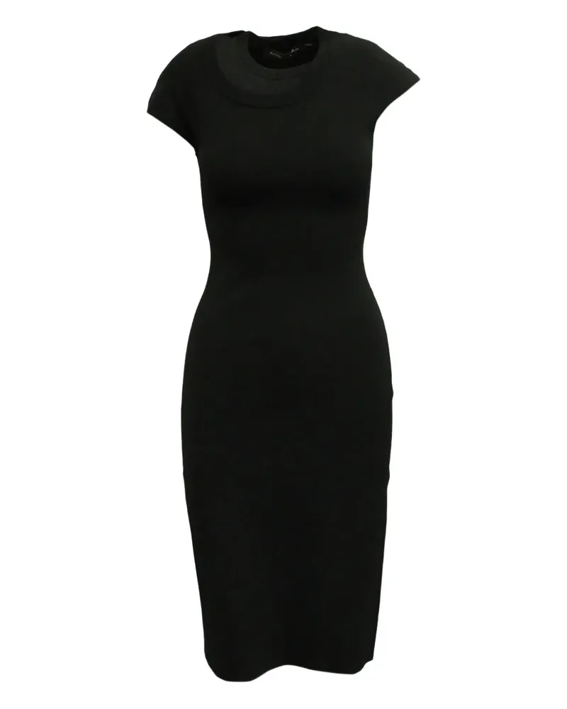 Proenza Schouler layered knit midi dress - Schwarz Schwarz